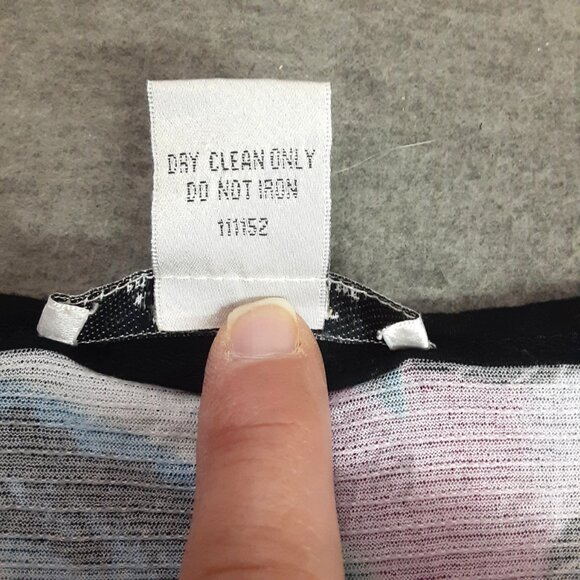 Elysee 26 Blouse Sz M Pullover Sequins Mesh Lace Peasant Boho Hippie 3/4 Sleeve - Picture 4 of 12